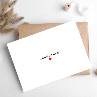 CARTE COEUR MARRAINE