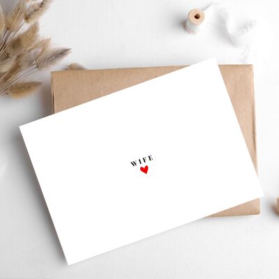 CARTA CUORE MOGLIE