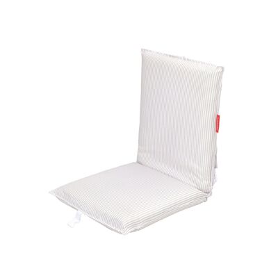 Sedile da spiaggia pieghevole a righe beige