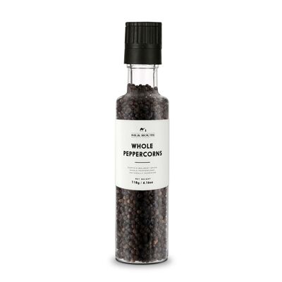 Macina pepe nero intero in vetro ricaricabile 118 g