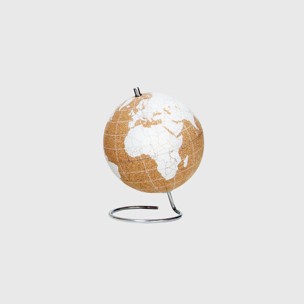 PEQUEÑO GLOBO DE CORCHO BLANCO