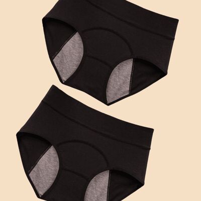 2 Indy cotton menstrual incontinence panties