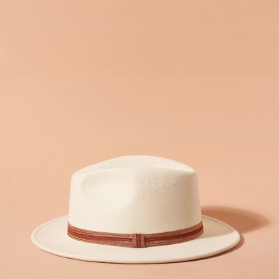 CAPPELLO IN FELTRO BLANCO JIMMI