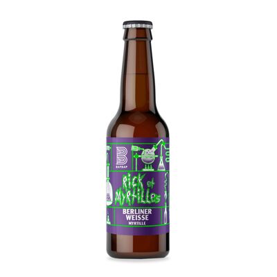 BAPBAP - RICK & BLUEBERRY - ARÁNDANOS BERLINER WEISS - 33 cl 4%