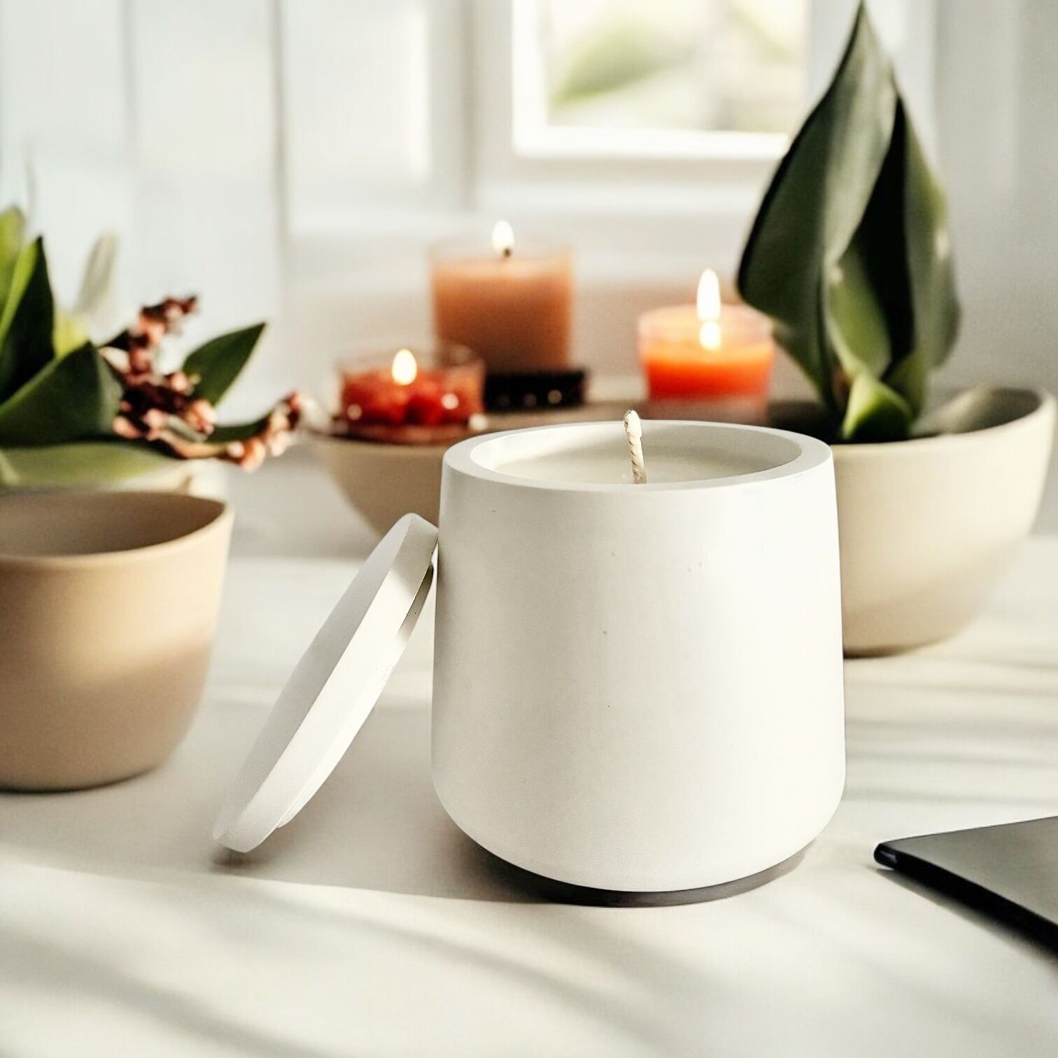 A Mother's Love Scented Soy Wax Candle - White Lily (333 g)