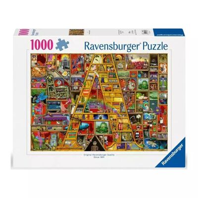 Ravensburger 00333 Puzzle 1000pcs Awesome Alphabet "A"