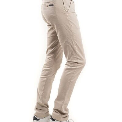 L38 Sand canvas chinos | slim fit