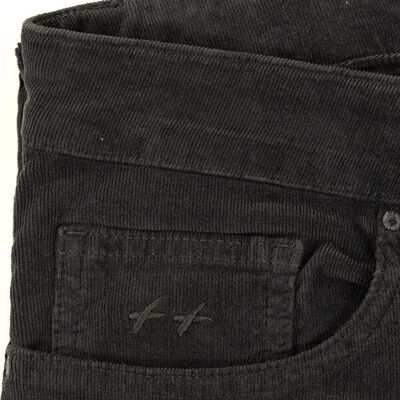 L36 Anthracite velvet jeans | slim fit