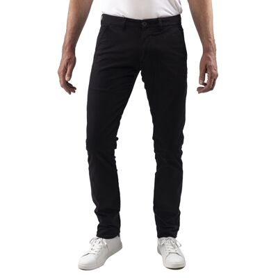 L36 Black canvas chinos | slim fit