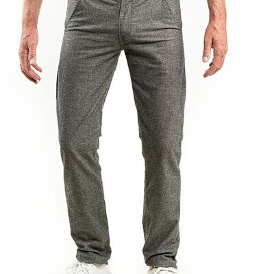 L38 Grey Heather pants | straight cut