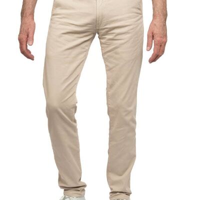 L38 chino Sabbia | pantaloni dalla vestibilità regolare