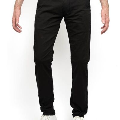 L36 chino Nero | pantaloni dalla vestibilità regolare