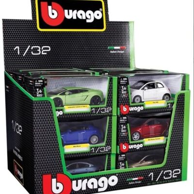 Voiture de loisir moulée sous pression Bburago 1:32, modèle aléatoire, couleur aléatoire, 3 ans et plus, 18-43000