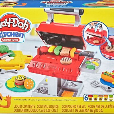 Hasbro Play-Doh : Coffret de jeu Grill n Stamp (F0652)