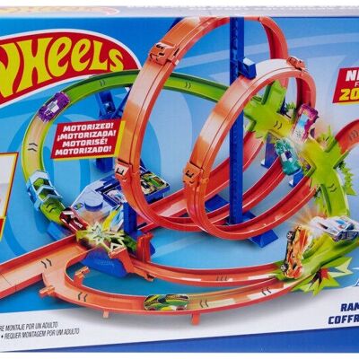 Mattel Hot Wheels Mega Epic Crash Dash Pista avec voiture HNL97 Jouets, Enfants, Voiture de collection