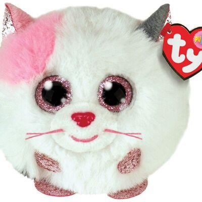 TY Beanie Ball 42509 Peluche Muffin Cat 10 cm Jouet, Enfant, Peluche