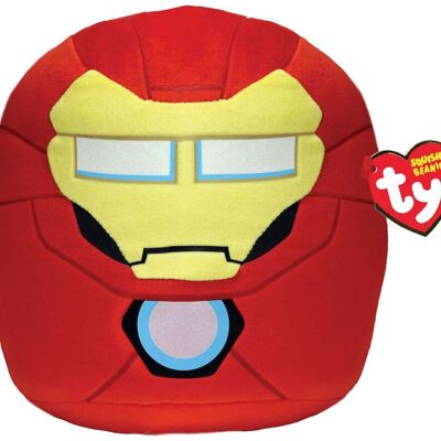 TY Beannie Squisy Bellies 39253 Peluche Iron Man 24 cm Jouet, Enfant, Peluche