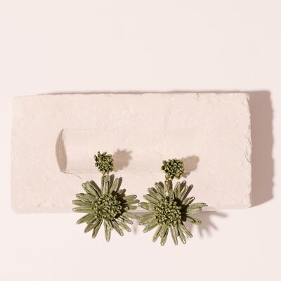 FLORA RAFFIA EARRING