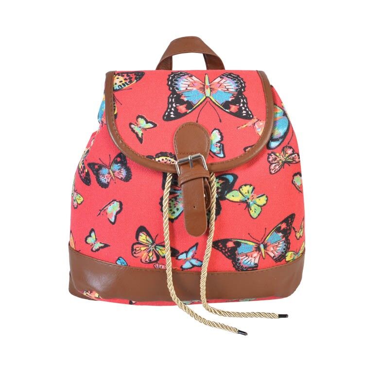 [ BB814-2R ] ZAINO FARFALLA ROSSA