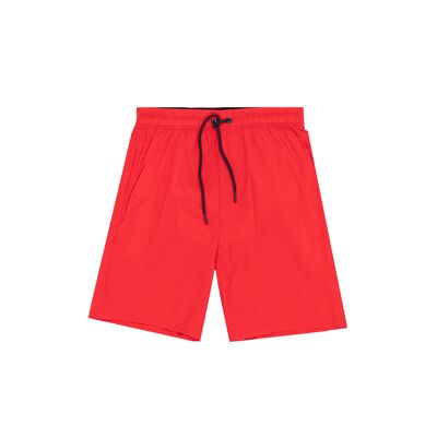 Bañador liso para hombre - rojo