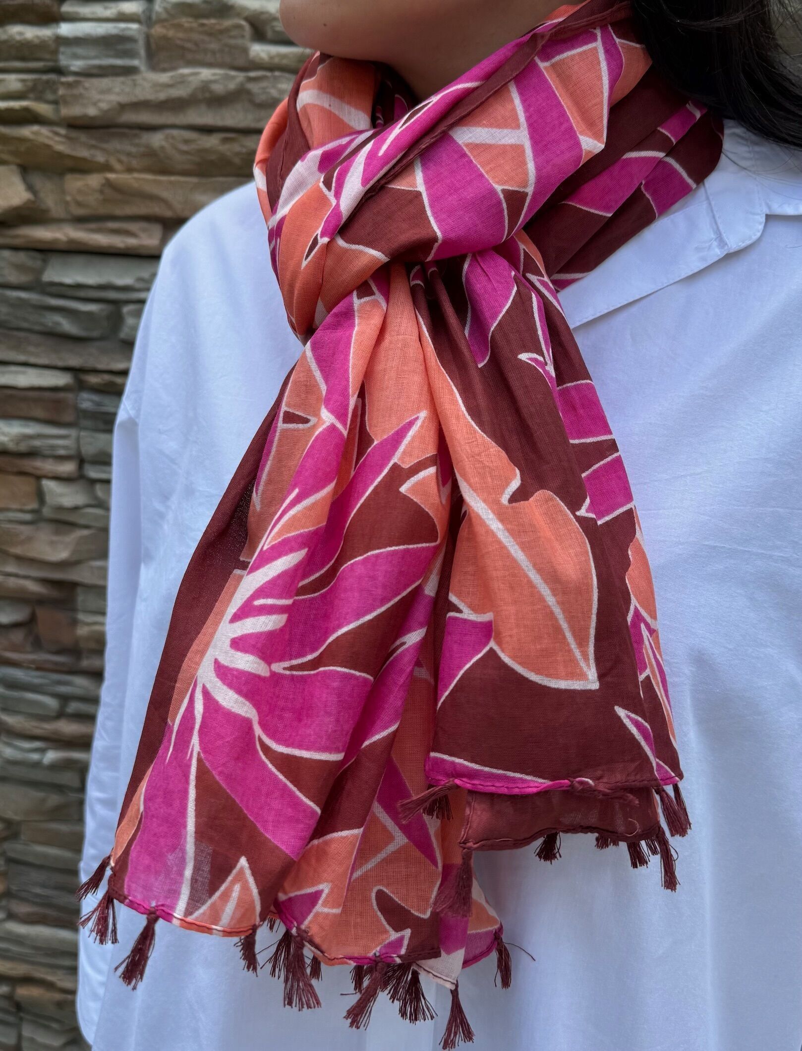 Sciarpa Pareo Cheche 100% Cotone - Donna