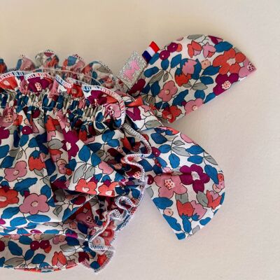 Maillots de bain liberty Betsy berry rose églantier pour petite fille