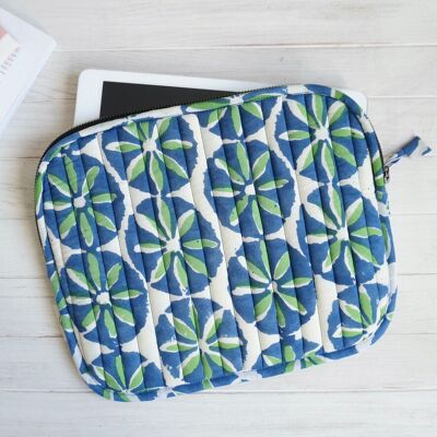 Housse pour tablette en coton imprimé "Pila"