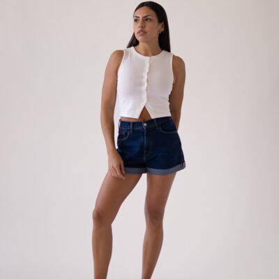SHORTS ROLL UP - DARK BLUE