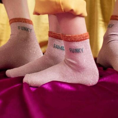 Calzini glitterati | Famiglia Funky