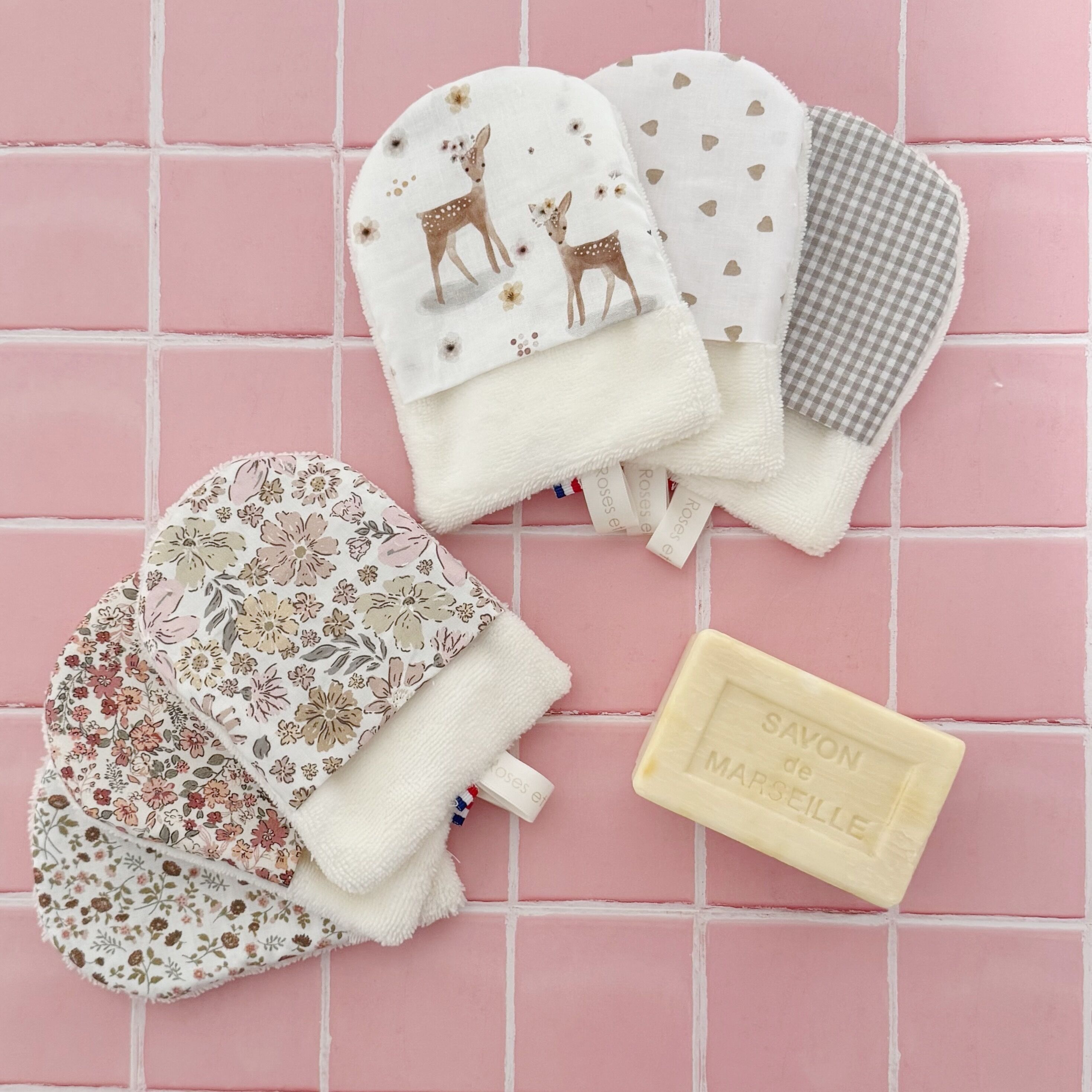 Children's wash mitt - bamboo sponge