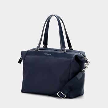 Sac à main Tote VIVI - Bleu (métallerie argentée) 2