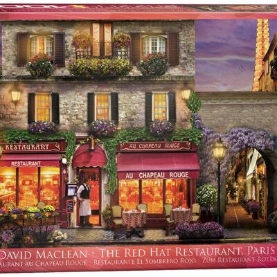Puzzle Eurographics 1000 pièces 6000-0963 Le Restaurant Le Chapeau Rouge Paris
