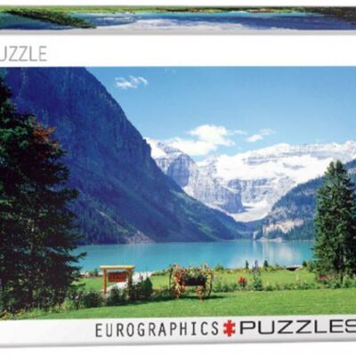 Eurographics Puzzle 1000pcs 6010-1456 Panoramic Lake Louise Canadian Rockies