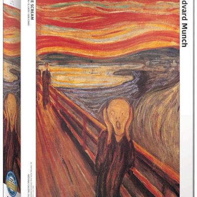 Eurographics Puzzle 1000pcs 6000-4489 The Scream by Edvard Munch - Officially Licenced Museum