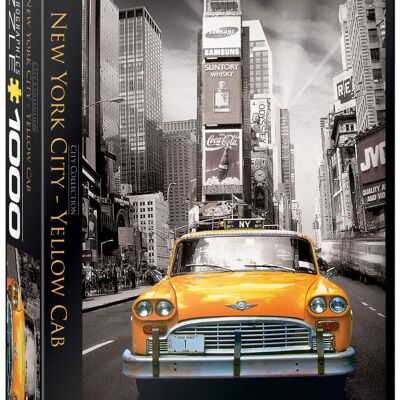 Eurographics Puzzle 1000pcs 6000-0657 New York City Yellow Cab