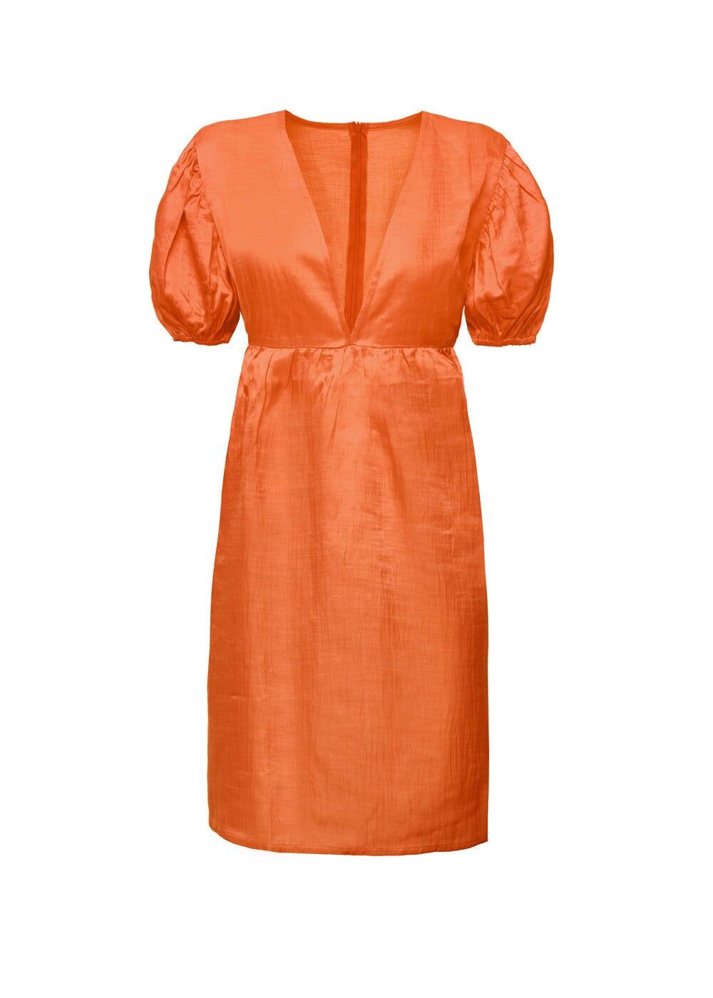 SHORT LOW-NECKED DRESS KIA ORANGE II