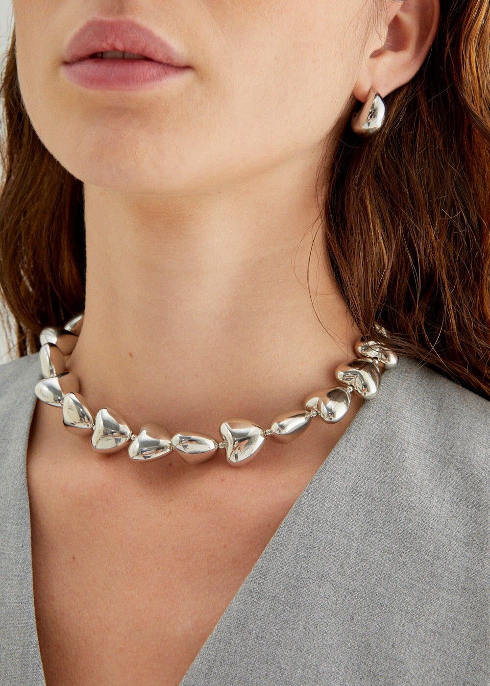 ROMANTIC NECKLACE W/ HEARTS + COLORS