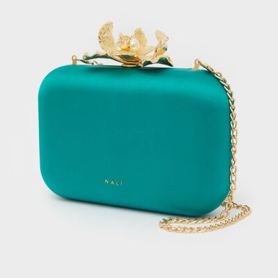 CLUTCH DE FLORES EN NYLON + COLORES