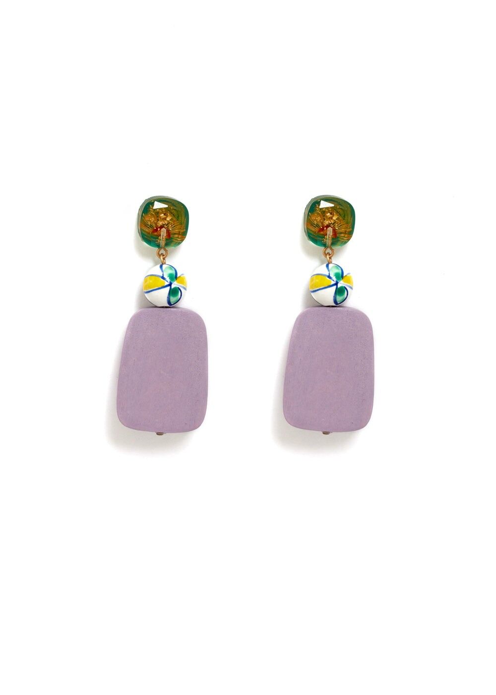 WINNI-ANHÄNGER-OHRRINGE AUS FLIEDER HOLZ