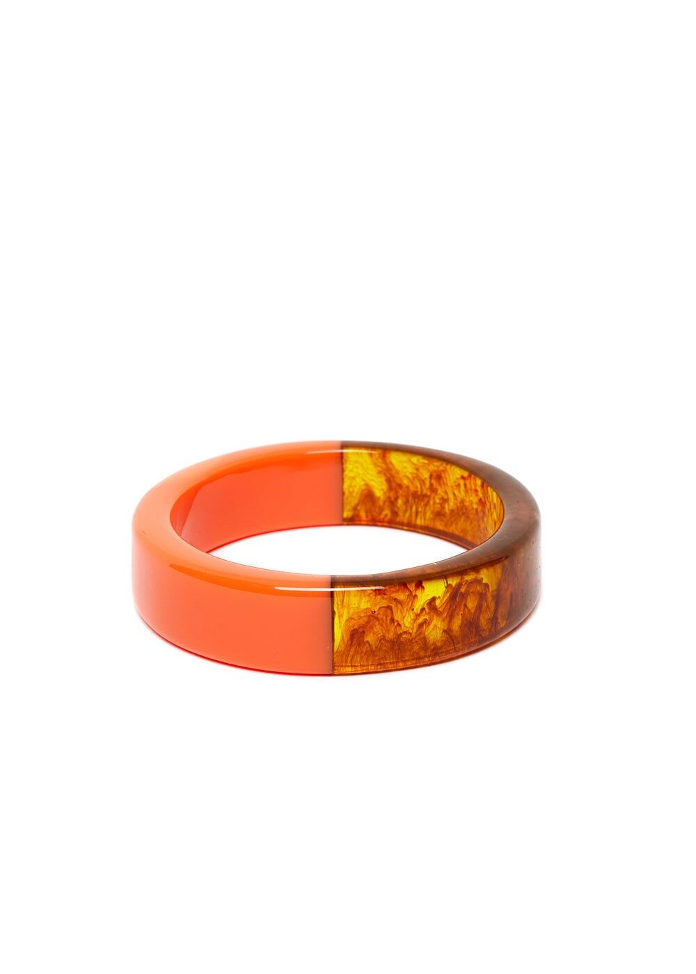 VITTORIA RESIN BANGLE ORANGE