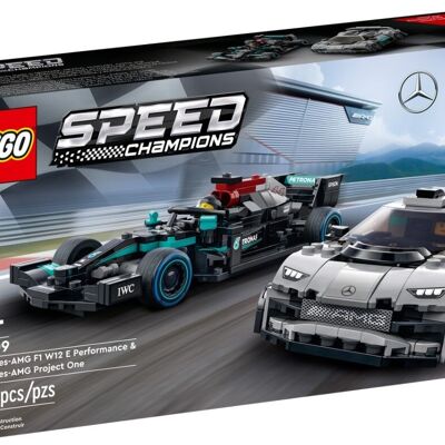 Lego Speed Champions 76909 Mercedes-Amg F1 W12 E Performance et Mercedes-Amg Project One