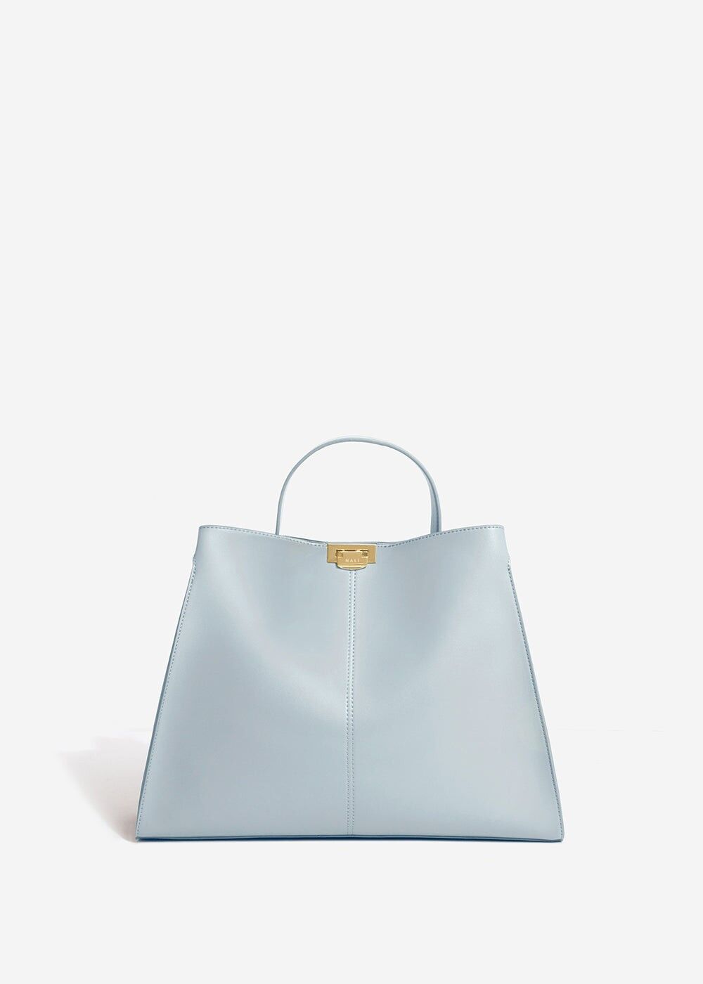 LARGE LIGHT BLUE POWDER HANDBAG