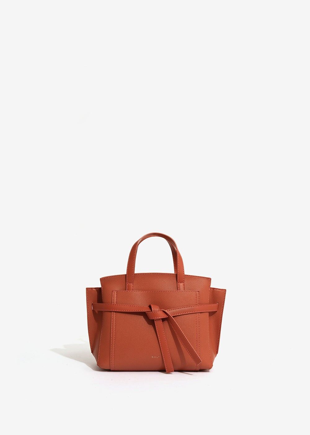 SAC À MAIN EN TERRE CUITE AVEC DÉTAIL NŒUD