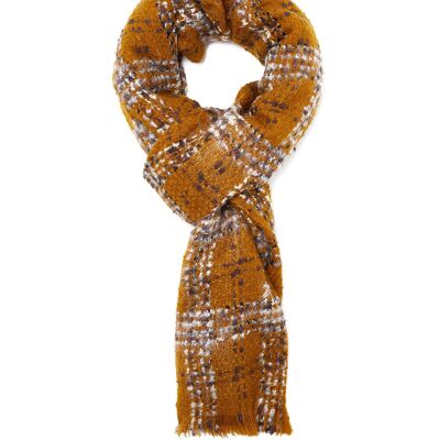 FOULARD TARI BOUCLE MARRON