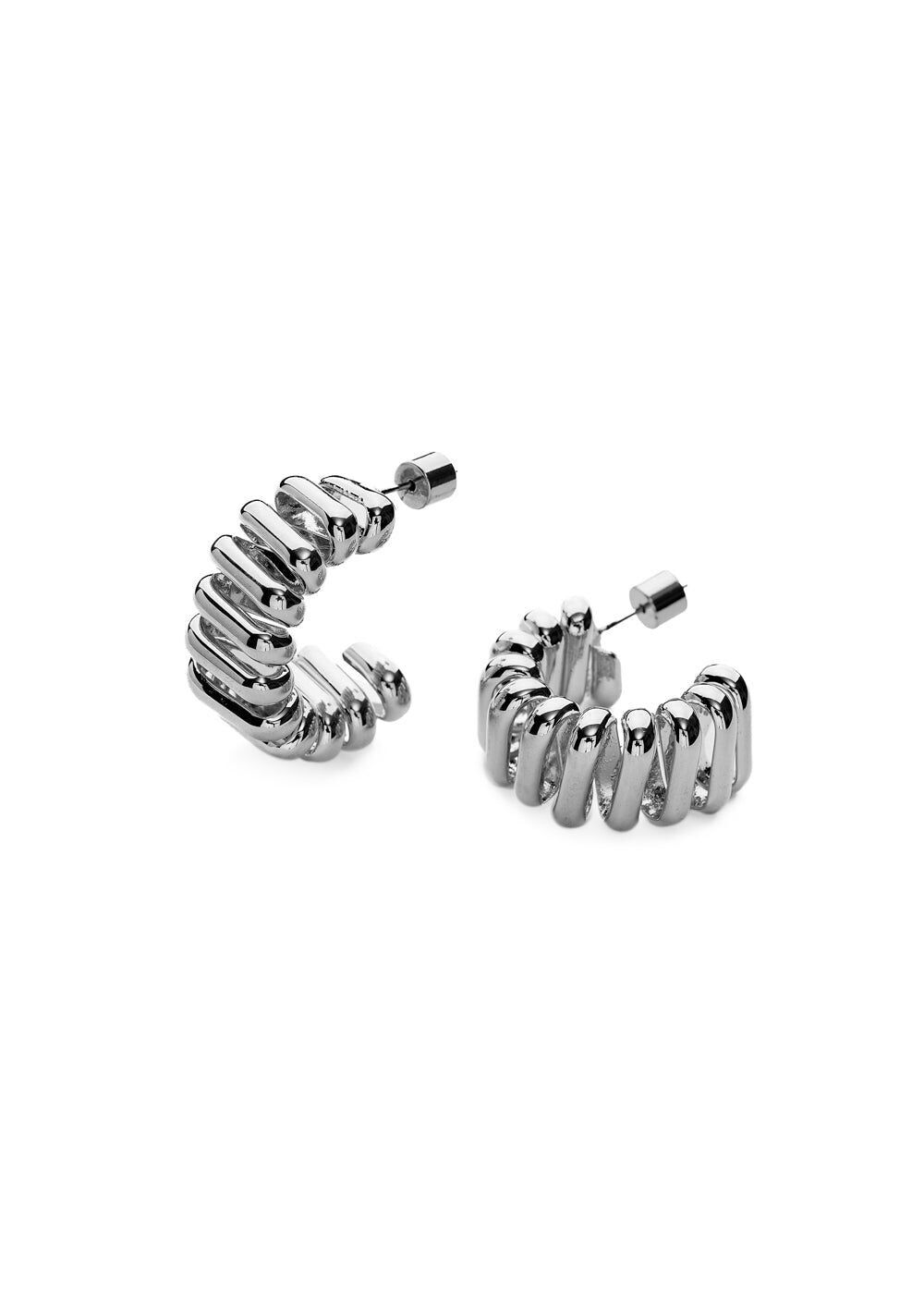 BOUCLES D'OREILLES OUVERTES EN ARGENT SONIA
