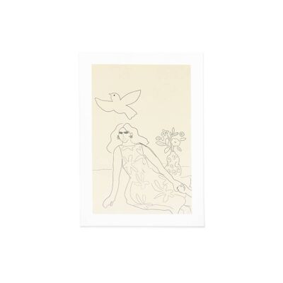 Vögel - Kunstdruck (Größe A4)