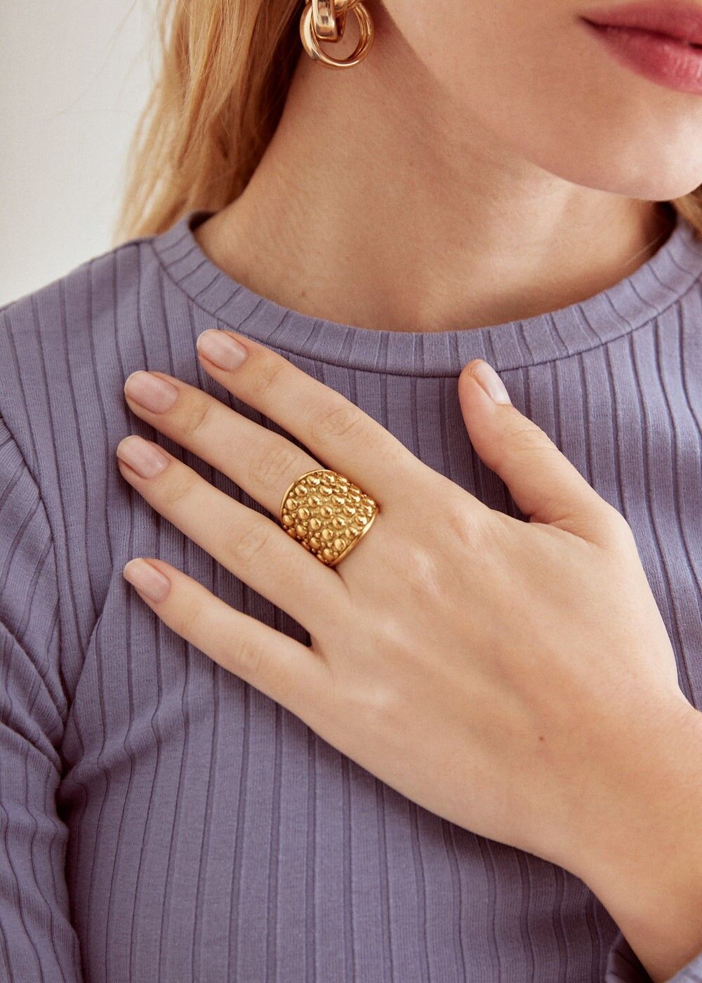 OVERSIZE-RING AUS EDELSTAHL