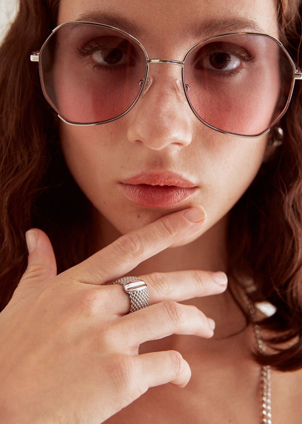 POLLY-RING AUS EDELSTAHL IN SILBER