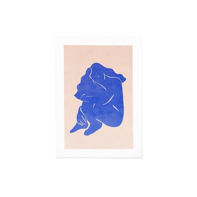 Bleu de la liberté - Art Print (taille A4)