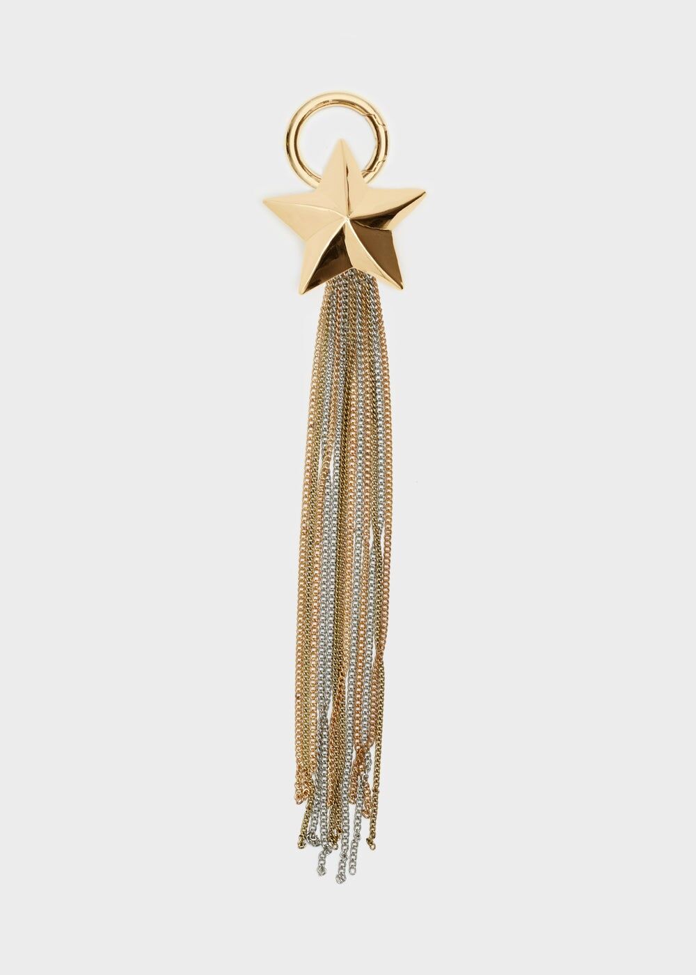 STAR CHARM WITH GOLD FRINGES